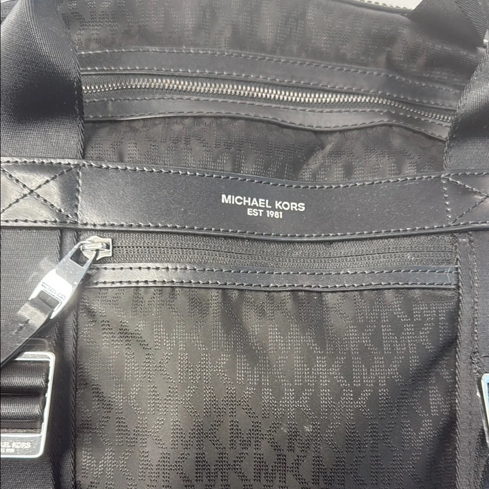 Michael Kors Kent Sport Unisex Weekender Black convertible Travel Bag Duffle